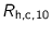 $R_{\text{h,c,10}}$
