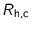 $R_{\text {h,c}}$